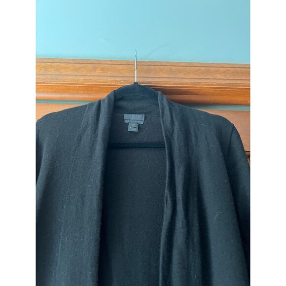 J. Crew Collection Women's Open Front Cashmere Cardigan Long Sleeve Black SZ XS - Picture 2 of 10